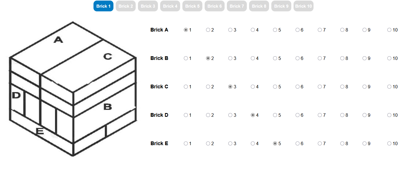 RRB ALP CBAT Brick Test Example 1